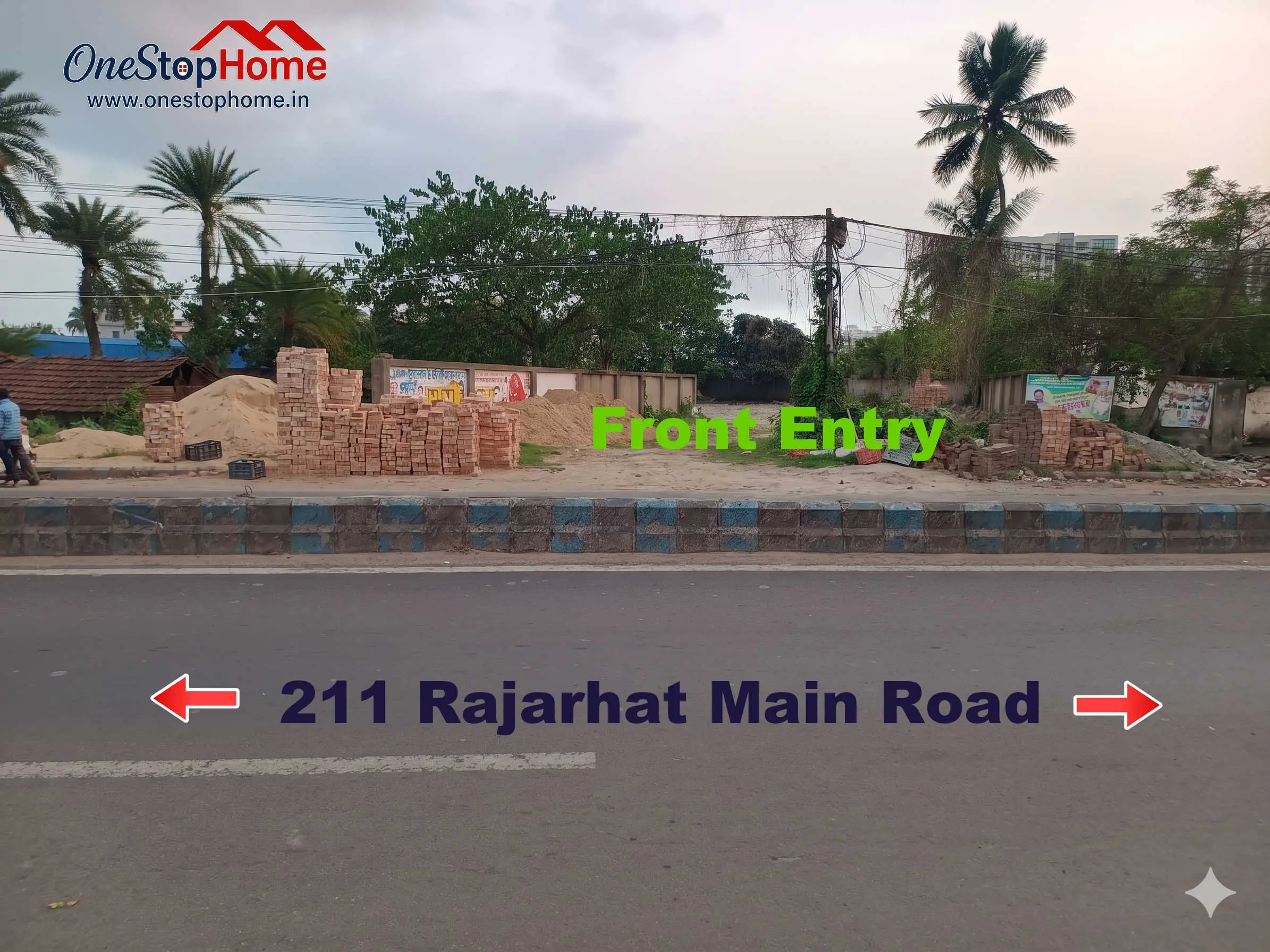 Spacious Commercial Plot for Rent Near Siddha Galaxy, Rajarhat Raigachi